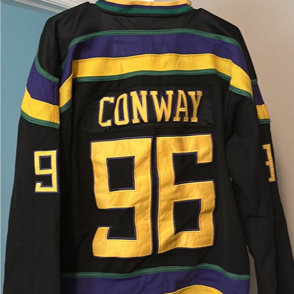 NHL Conway 96 Jersey - Black, Yellow, Purple